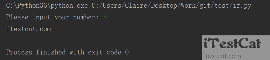 【iTestCat】分支if...else...（Python3自动化教程）